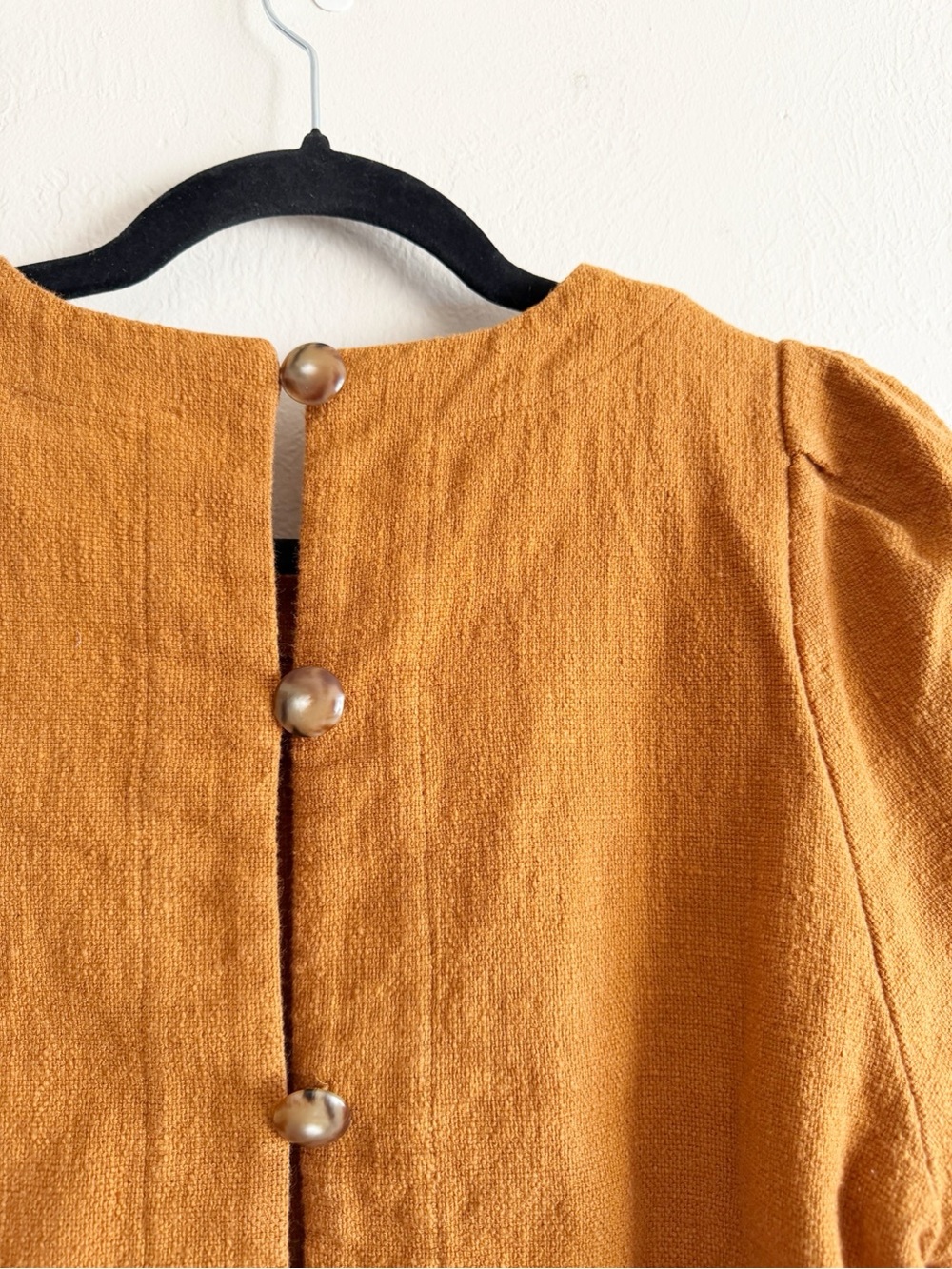 Sezane Neva Blouse in Ochre size Small - Picture 5 of 9